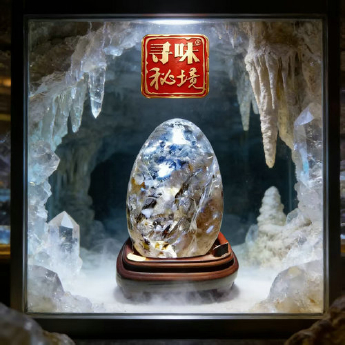 白晶原石摆件(水晶大王收藏) 规格14*9/ 重量 0.95千克 编码 82900124