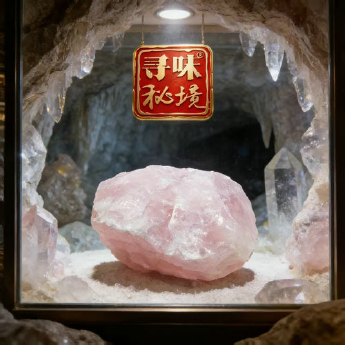 粉晶原矿摆件(水晶大王收藏) 规格11*10/ 重量 0.57千克 编码 82900129