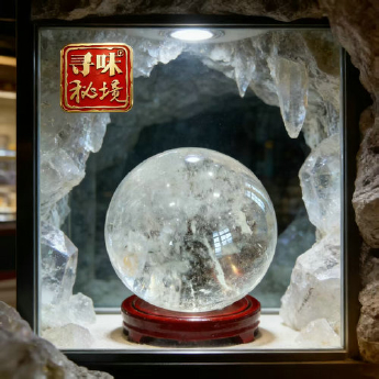 白晶景球（水晶大王收藏）（非卖品） 规格8/ 重量 /千克 编码 17003071