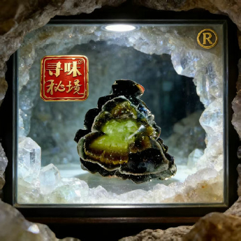 西瓜碧玺原矿（水晶大王收藏）（非卖品） 规格6*8.5/ 重量 // 编码 17003068