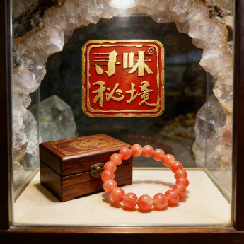 红纹石圆形手链 规格/mm 重量 /克 编码 65000359