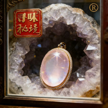 粉晶六射星光挂坠(小) 规格/mm 重量 /克 编码 92101481
