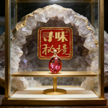 红碧玺戒面 规格// 重量 // 编码 80002286