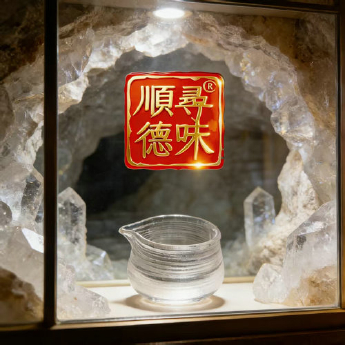 原石水晶冰烧公道杯 规格宽8高6cm 重量 // 编码 35102669