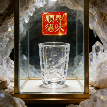 原石水晶直杯 规格宽7高12cm 重量 // 编码 35102653