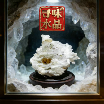 白晶簇 规格9*6cm 重量 0.26千克 编码 82900170