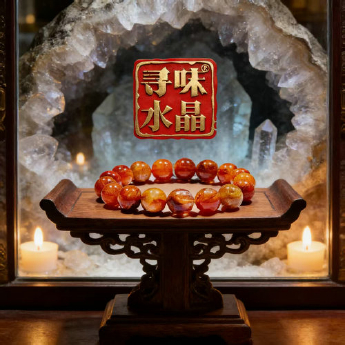 杂发晶圆形手链 规格12mm 重量 /克 编码 90000421