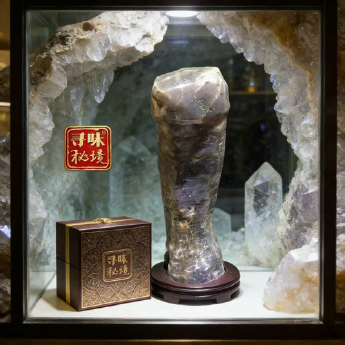 聚宝盆雄起标本（水晶大王收藏） 规格// 重量 67千克 编码 11002322