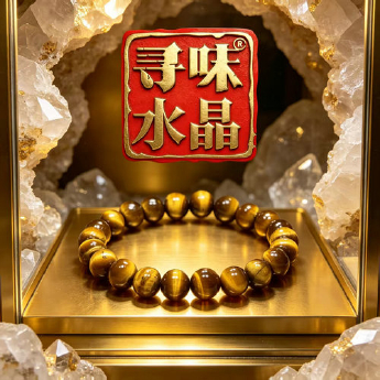 虎晶石圆形手链 规格8mm 重量 /克 编码 91000802