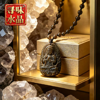 冰彩黑曜石圆珠编织项链（单链无坠） 规格6mm 重量 // 编码 82300250