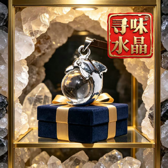 白晶风水球挂坠 规格/mm 重量 28克 编码 91000186