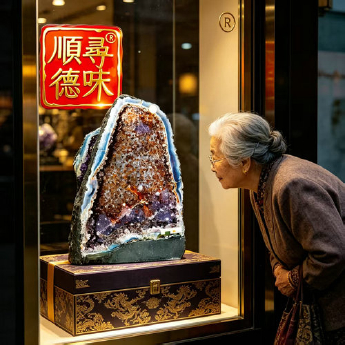 紫晶洞 规格34*26*21cm 重量 4.9千克 编码 10001987