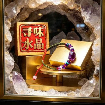 天然水晶DIY编织手链（幸运连连） 规格5-7珠+配饰/ 重量 /克 编码 16800011（多种搭配看图选款）