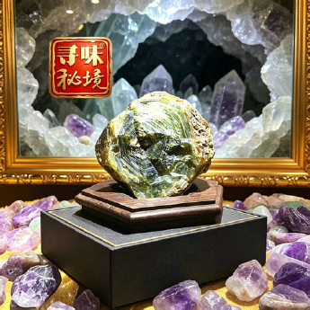 石榴石原矿摆件扭转乾坤(水精宫殿) 规格// 重量 // 编码 31051370