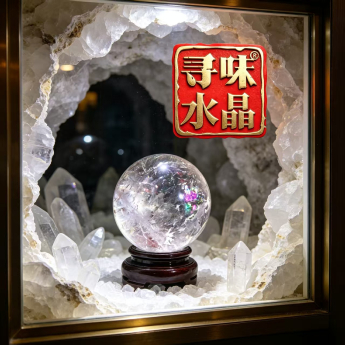 白晶景球 规格13.8cm 重量 4.155千克 编码 82430005