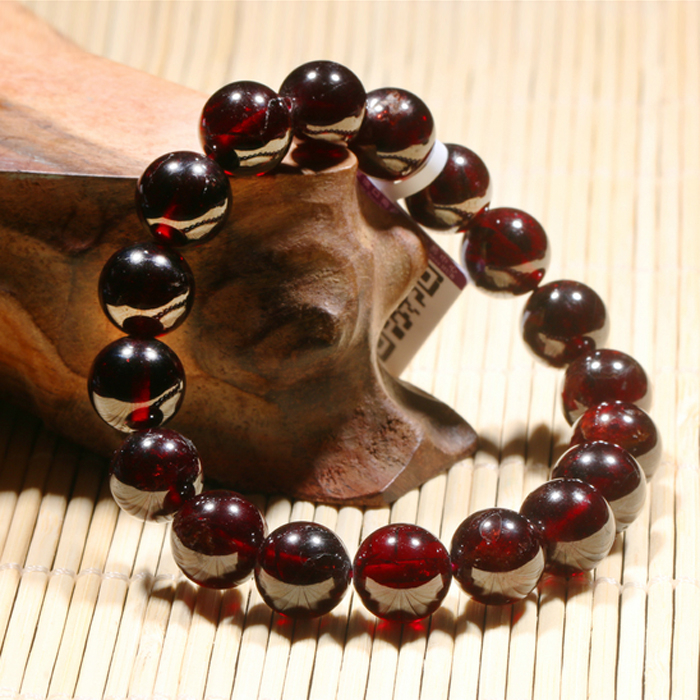 星光黑石榴石圆形手链90000612