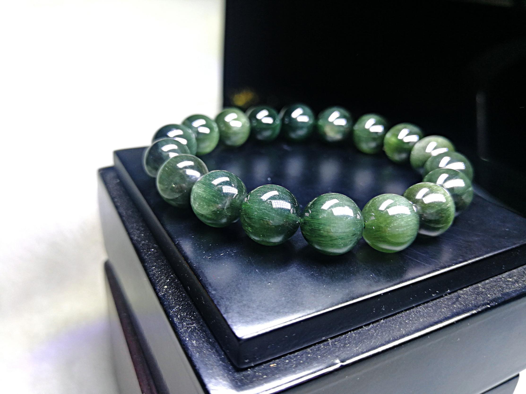 绿发晶圆形手链92108070