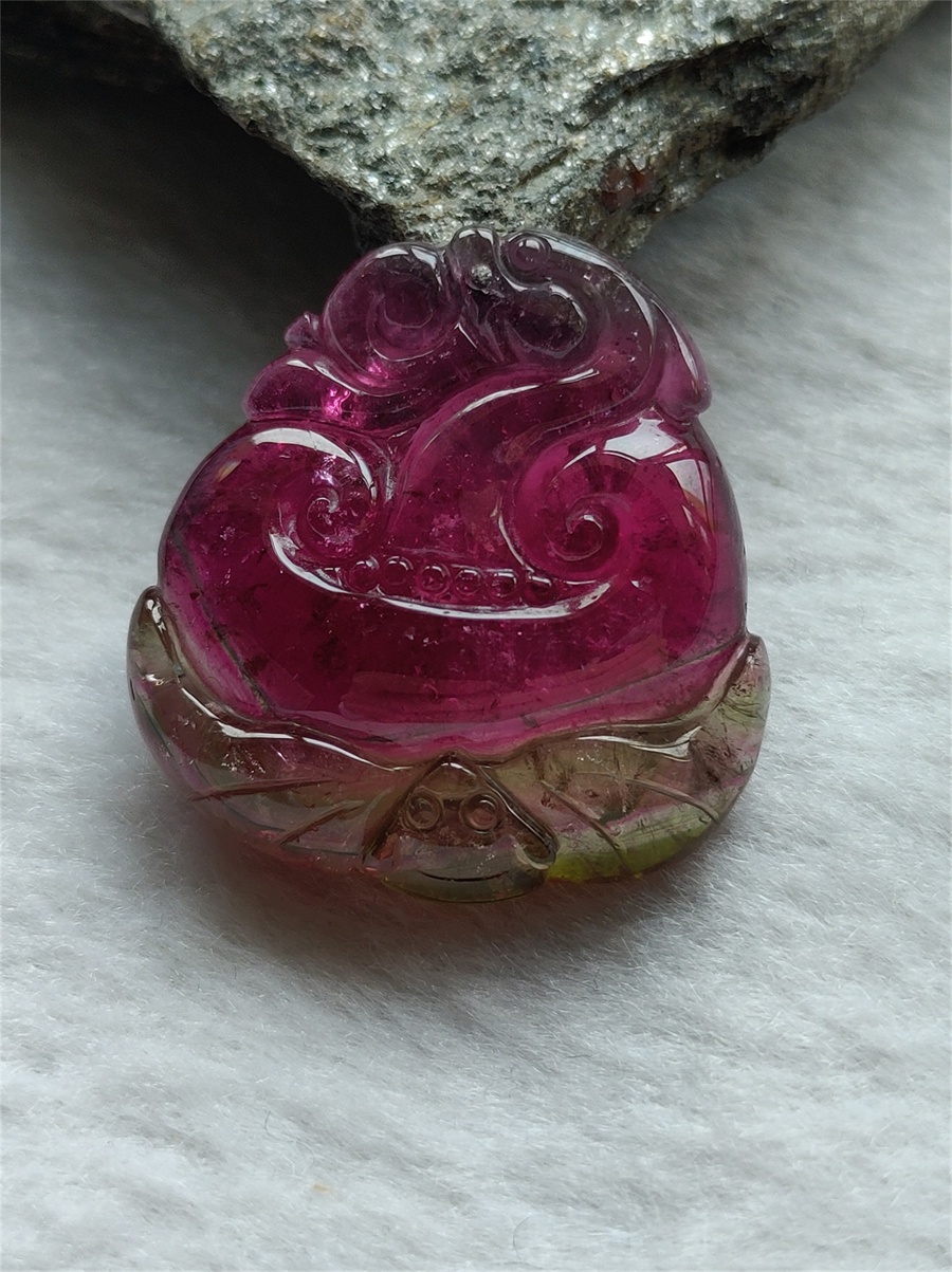 西瓜碧玺如意挂坠92108284