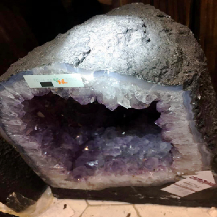 水晶定制 天然水晶定制 紫晶洞17000337产品已下架 水晶定制
